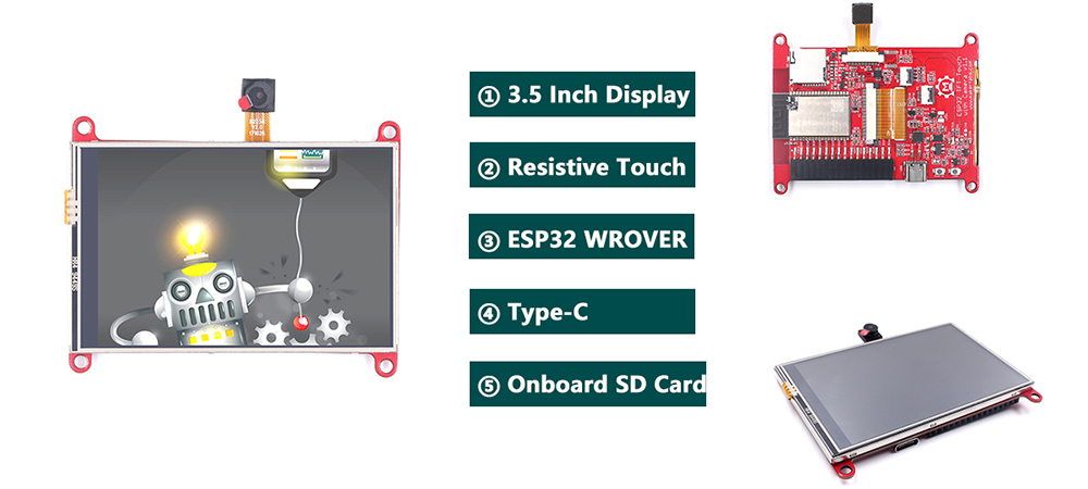 ESP32-3.5-inch-TFT-Touch-Resistive-with-Camera