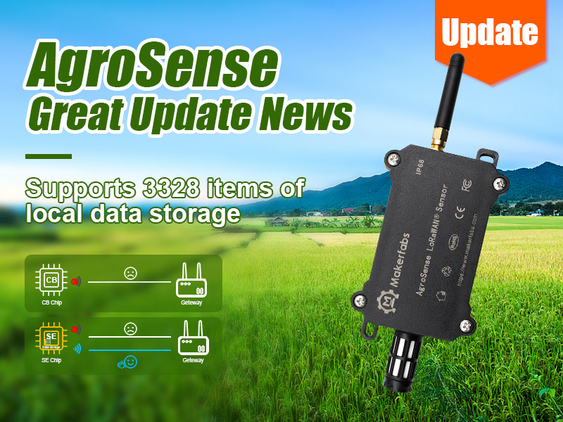 AgroSense Great Update News ——Supports 3328 items of local data storage